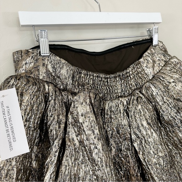 Amylynn Sara Strapless Brocade Ruffle Mini Dress - Picture 11 of 16